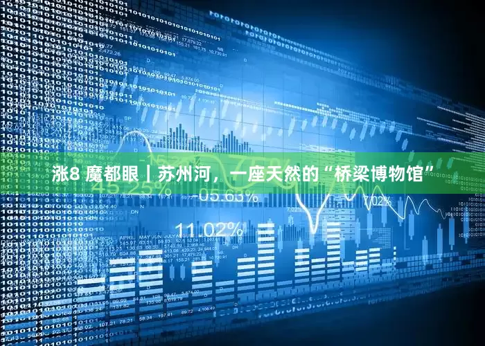 涨8 魔都眼｜苏州河，一座天然的“桥梁博物馆”